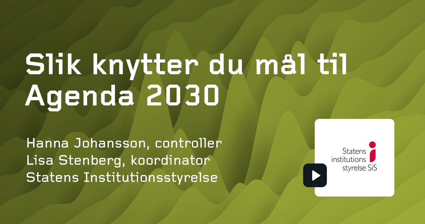 WOD Sis Agenda 2030 Knyttet Til Sis Utviklingsmål